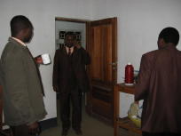 photo of staff having break